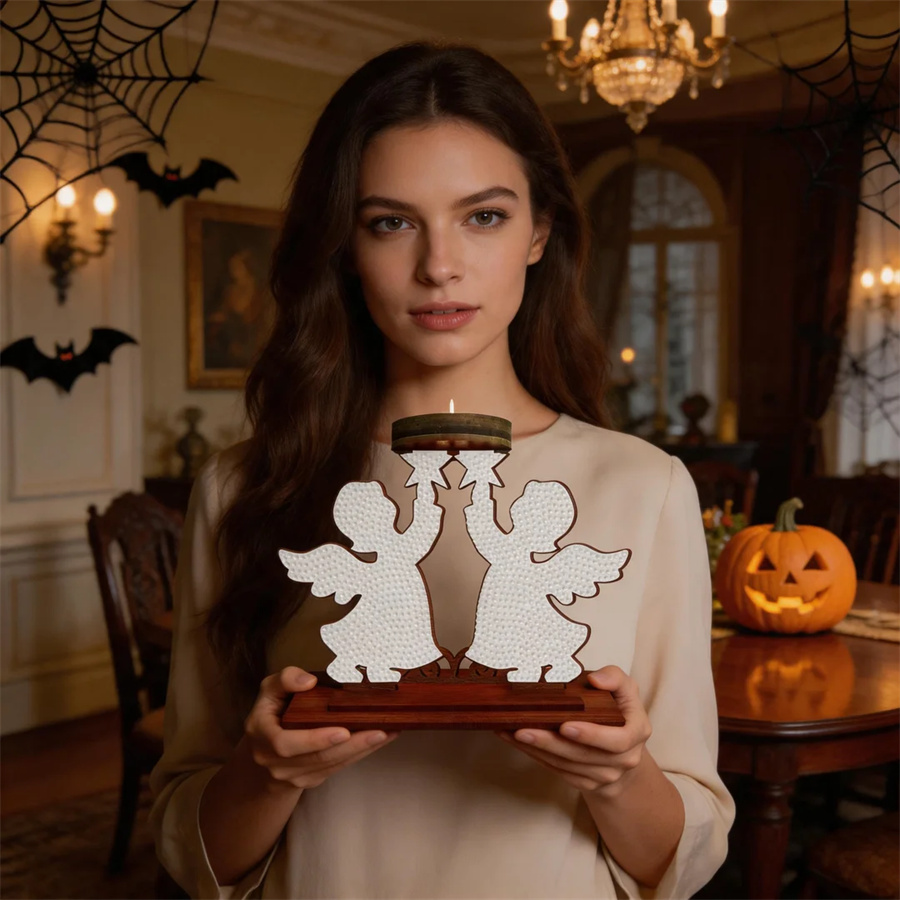 kid candle holder Halloween ho - đánh giá và giá Candle Supplies Kit