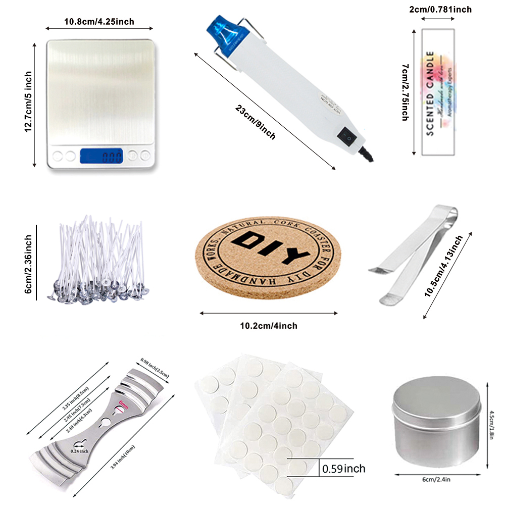 DIY Candle Craft Tools Kit wit - đánh giá và giá Candle Supplies Kit