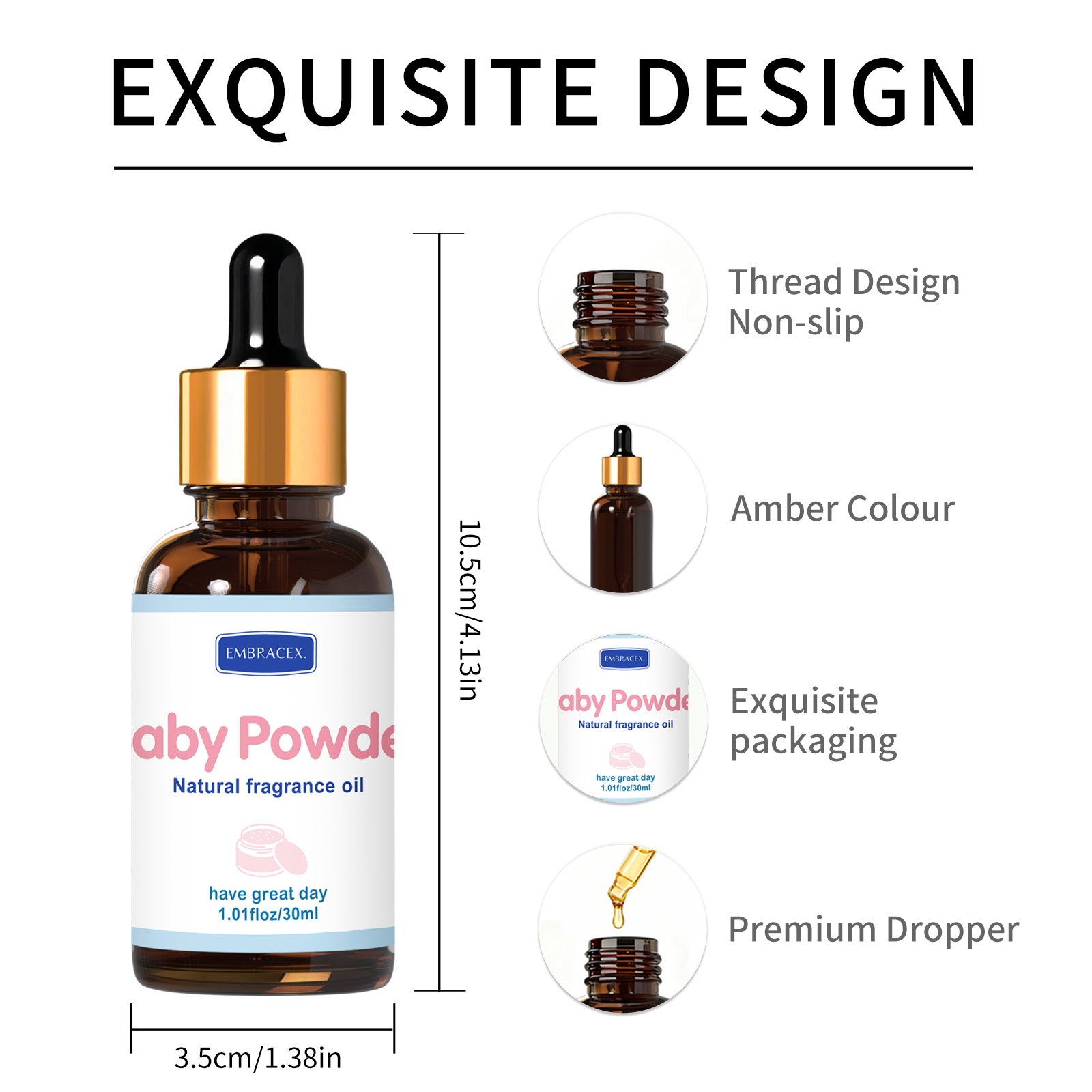 30ml Baby Powder Fragrance Oil - đánh giá và giá Candle Fragrance Supplies