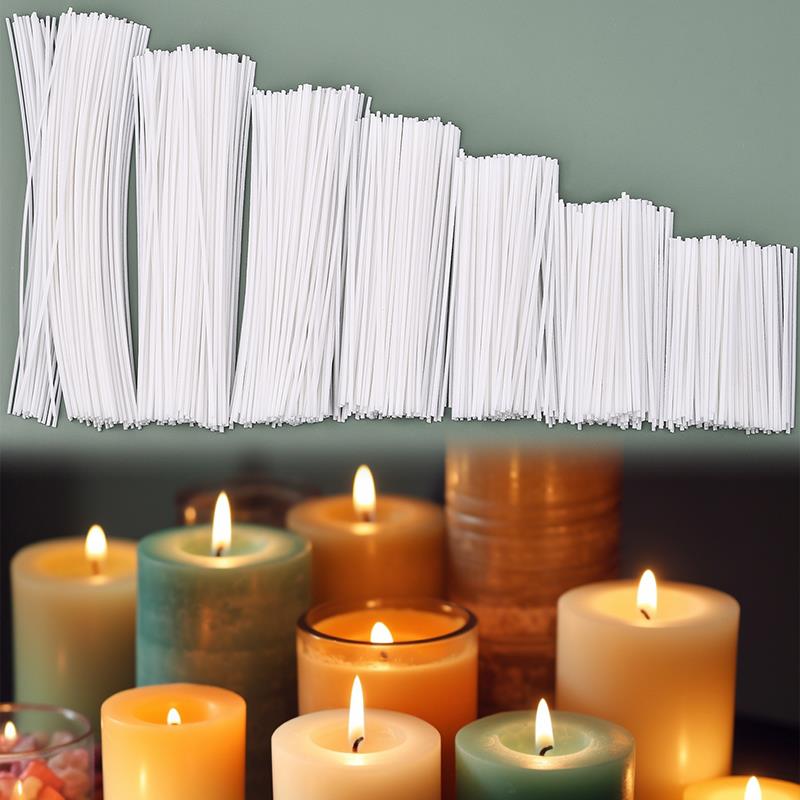 50/100Pcs Waxed Cotton Candle  - đánh giá và giá Candle Supplies Kit