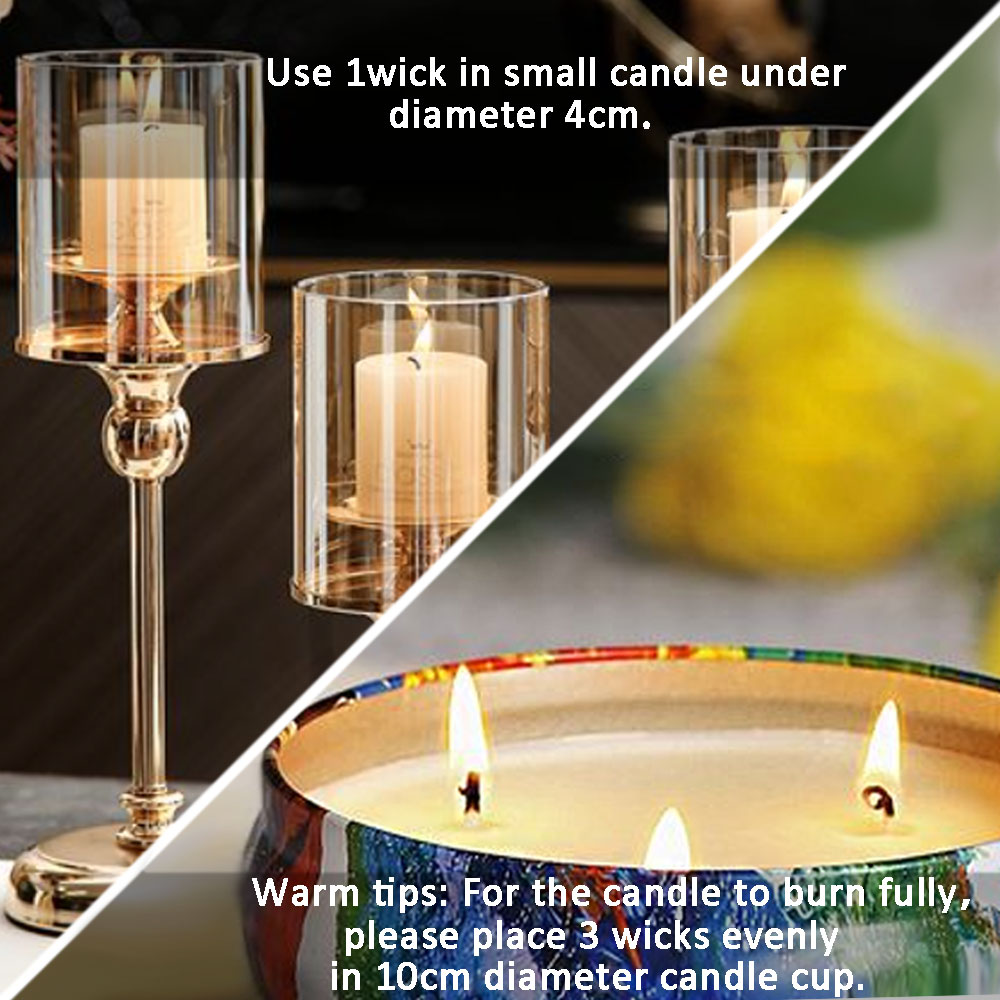 55pcs Flower Candle Wick Wood  - đánh giá và giá Candle Supplies Kit