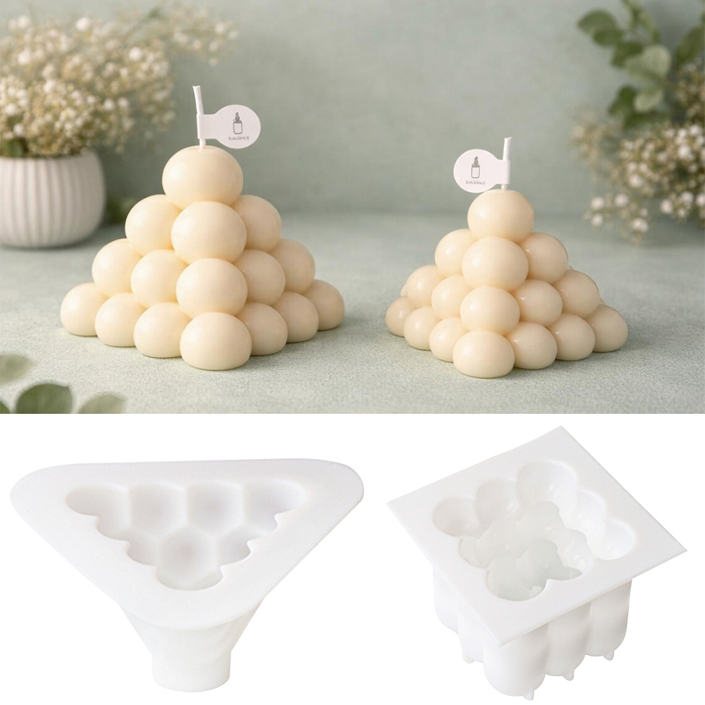 3D Bubble Cube Silicone Candle - đánh giá và giá Candle Supplies Kit